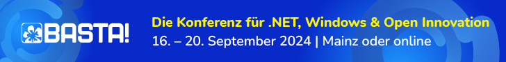 Empfehlung: BASTA! .NET Konferenz 2024