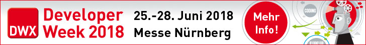 Empfehlung: DWX - Developer-Week Konferenz 2018